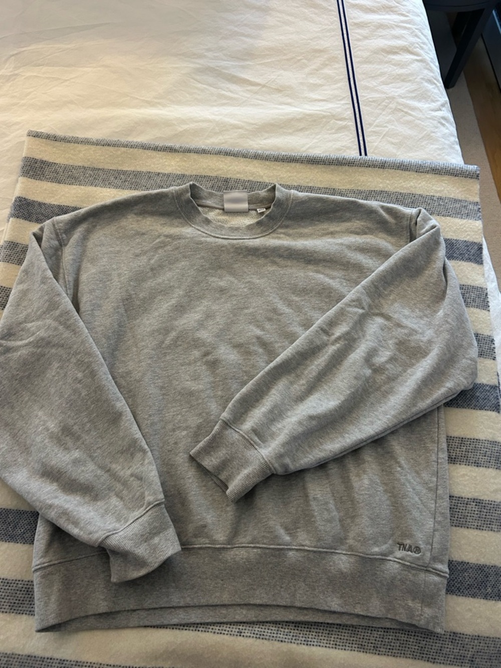 TNA Women's Gray Crewneck Sweatshirt Aritzia